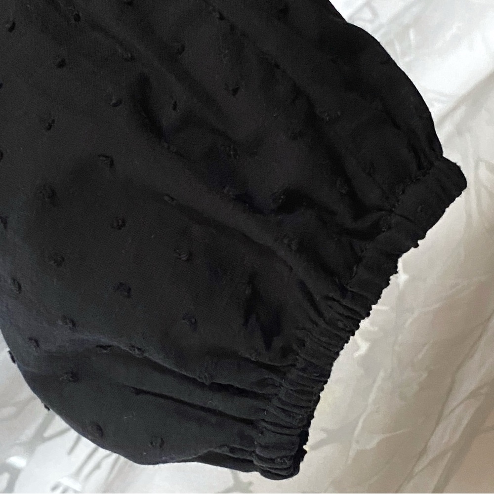 NATALIE MARTIN BLACK COTTON LONG SLEEVE TIERED MAXI DRESS - Picture 7 of 11